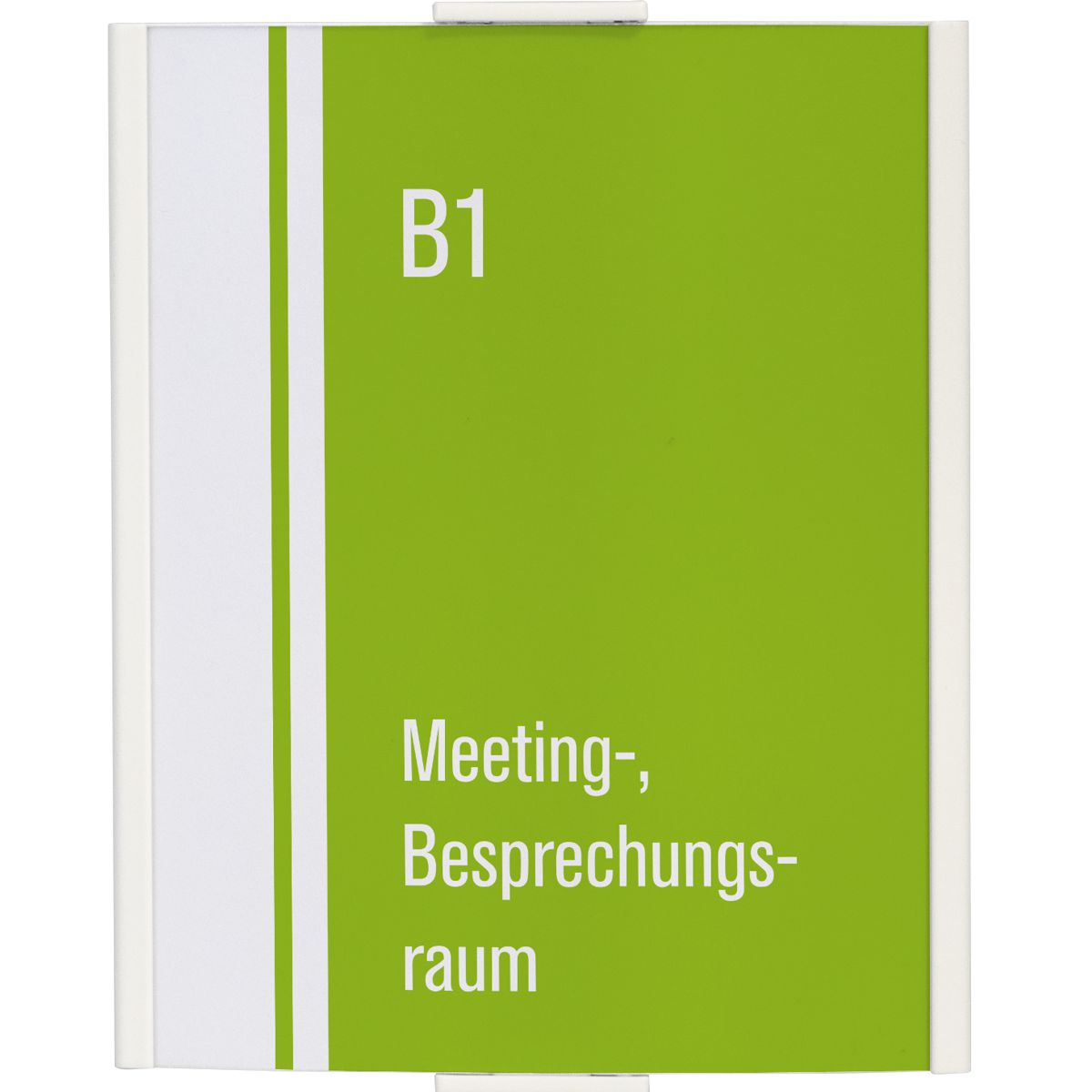 Türschild, Modell Frankfurt, ~DIN A6, Weiß