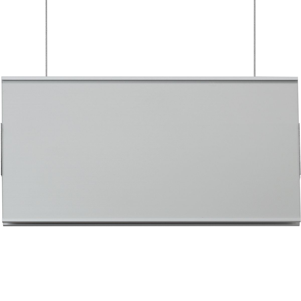 Deckenhänger (Hängeschild), Modell Oslo, 151 x 297 mm (H x B), optimiert für Rettungszeichen Deckenhänger (Hängeschild), Modell Oslo, 151 x 297 mm (H x B), optimiert für Rettungszeichen