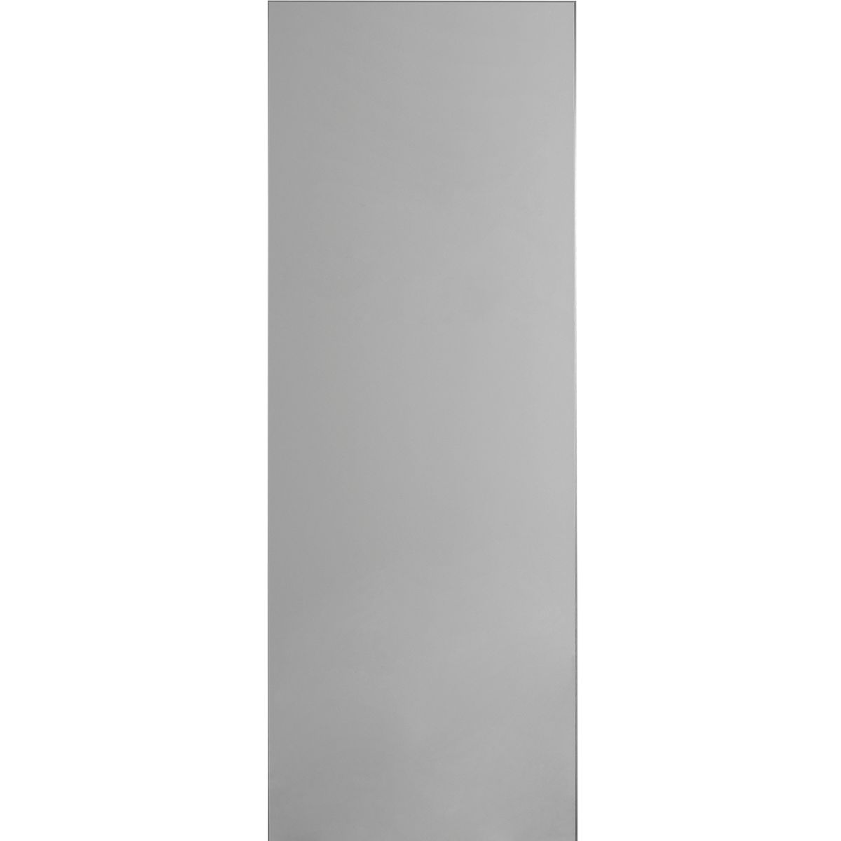 Außenaufsteller, Modell Madrid, 2.000 x 730 x 80 mm (H x B x T), Hochformat, Silber, zum Einbetonieren