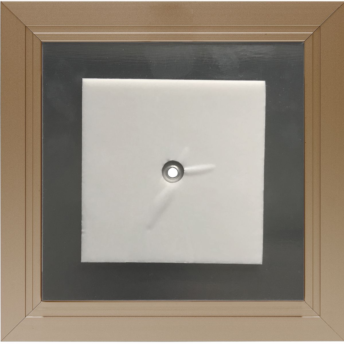 Türschild, Modell Madrid, 150 x 150 mm, Bronze, Klebemontage