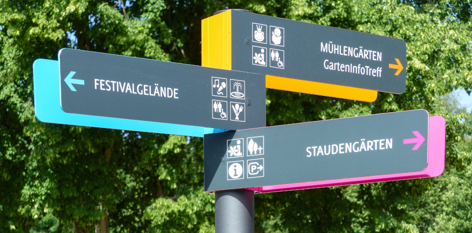 Wegweiser City Guide Landesgartenschau