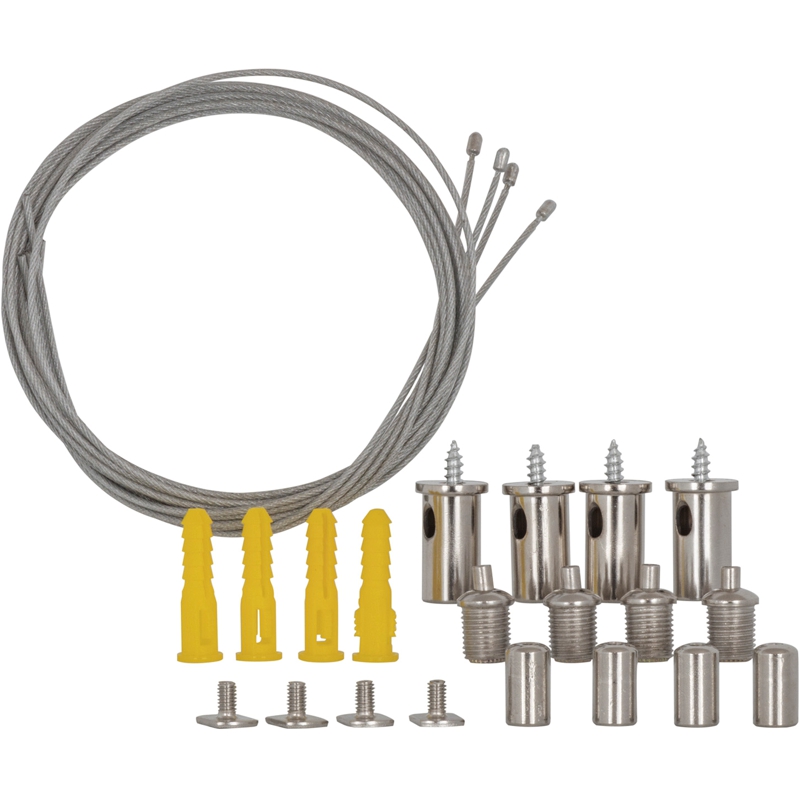 Automatik für die Befestigung an der Decke, für Selbermacher, inkl. Stahlseil