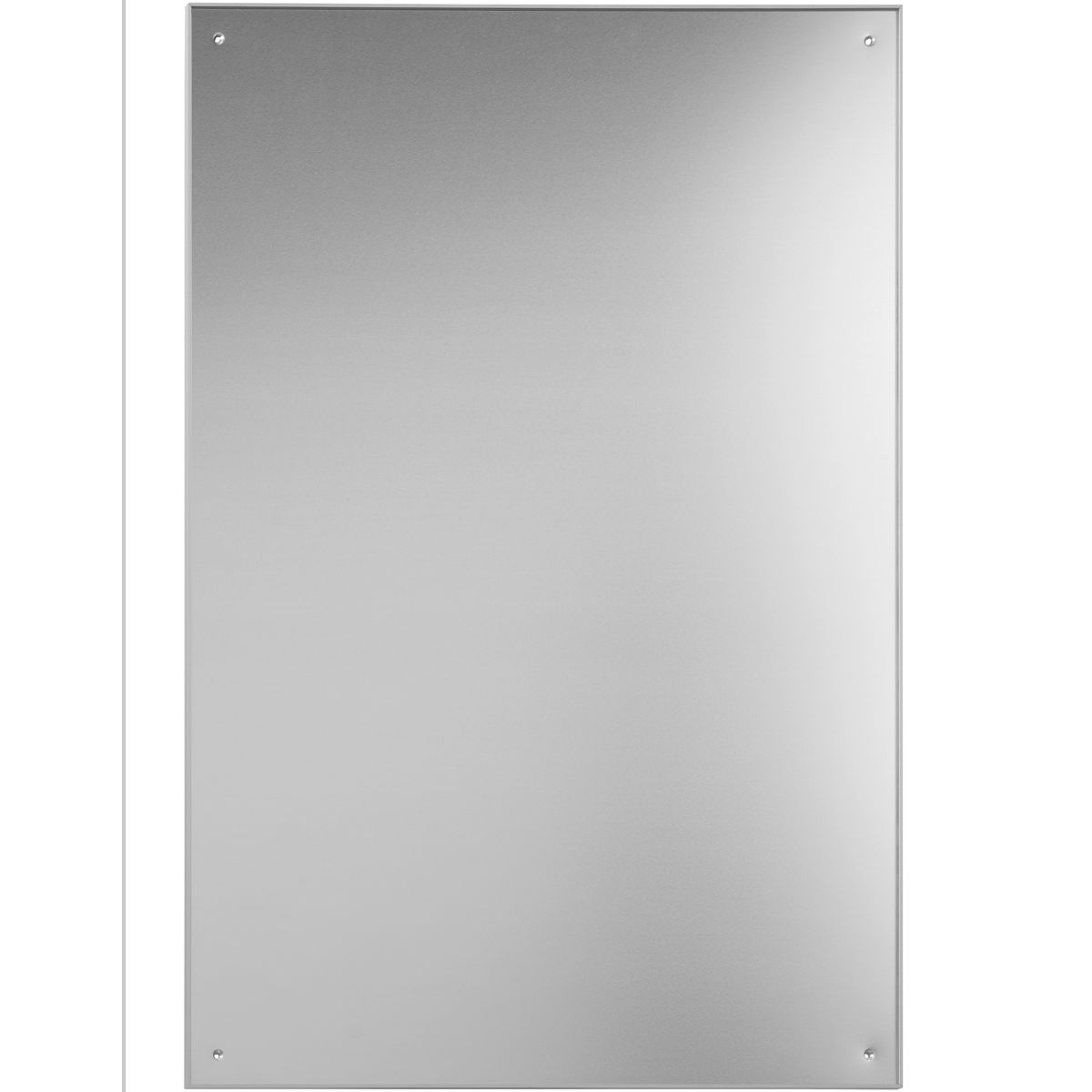 Wandschild, Modell Madrid, ~ DIN A1, Hochformat, Silber, Beschriftung mit Einleger