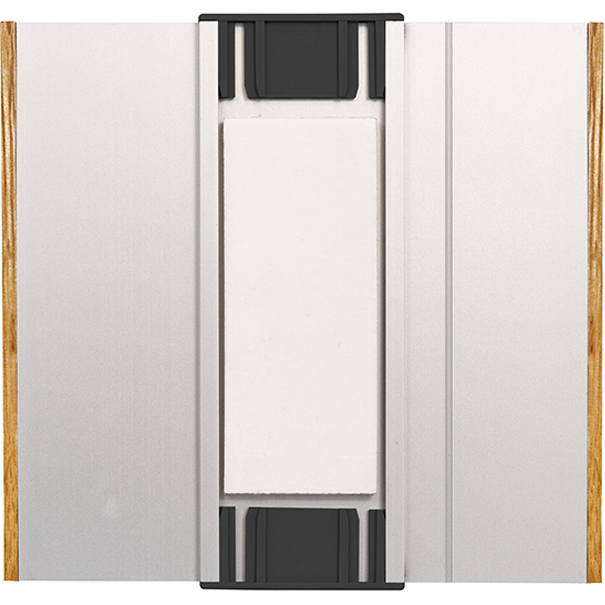 Türschild, Modell LMH, 148 x 160 mm (H x B), seitlicher Rahmen aus Ahorn