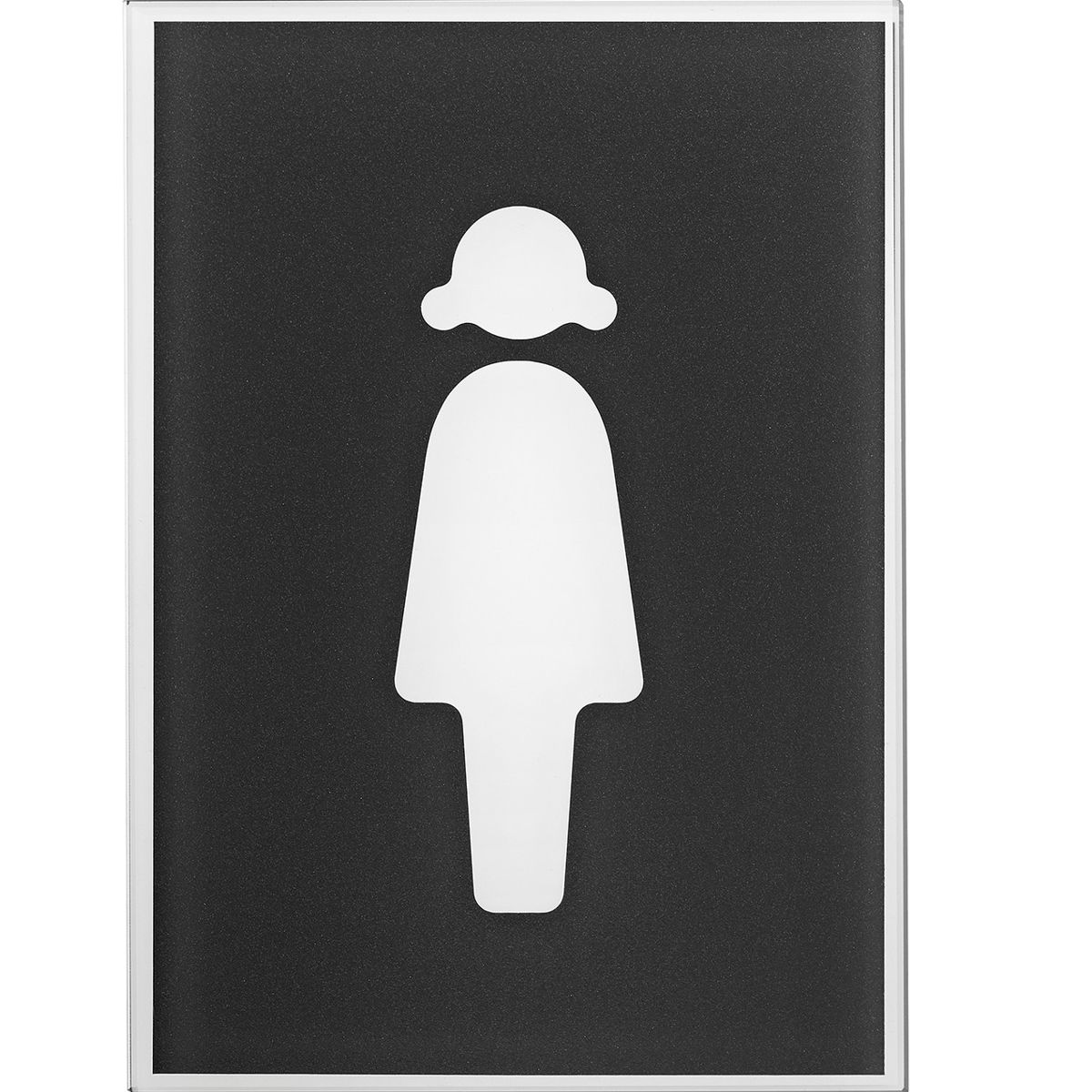 WC Schilder Damen, Herren & Barrierefrei aus Glas (dunkelgraues Motiv) WC Schilder Damen, Herren & Barrierefrei aus Glas (dunkelgraues Motiv)