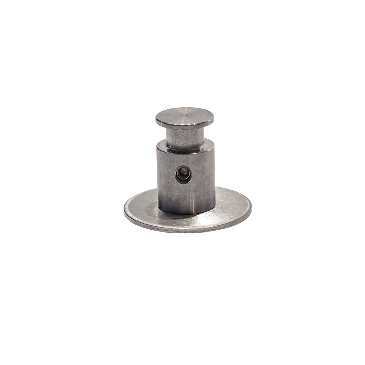 Abstandhalter aus Edelstahl, Silber, 15 mm Wandabstand, Klebemontage Abstandhalter aus Edelstahl, Silber, 15 mm Wandabstand, Klebemontage