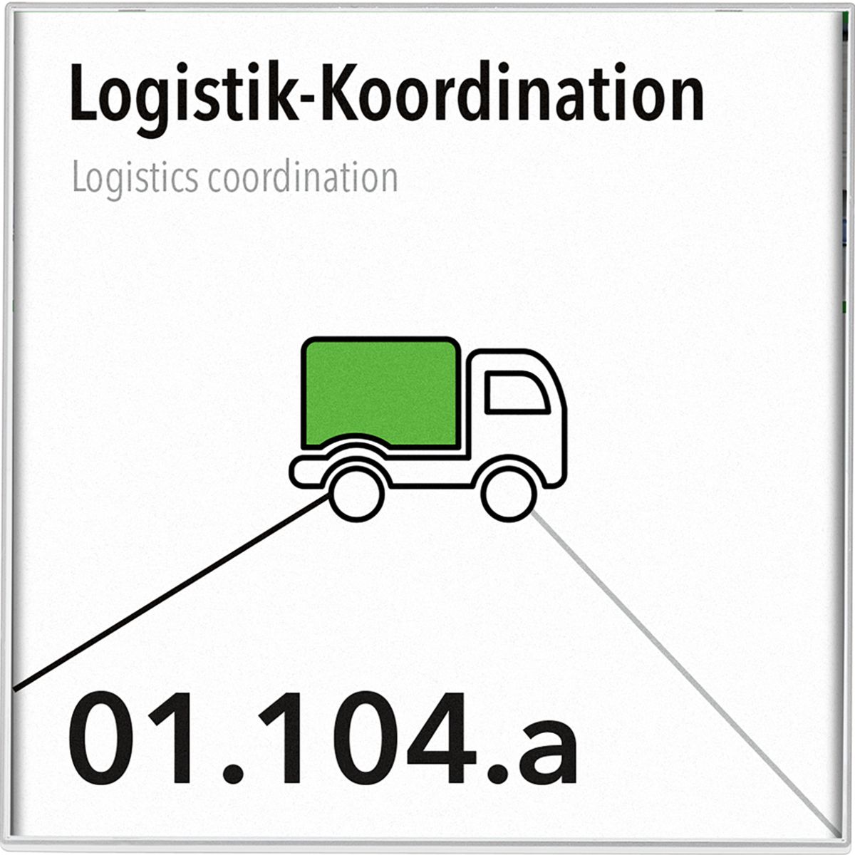 Türschilder, Modell Kairo Easy, 150 x 150 mm, Weiß, 10 Stück in einer Packung