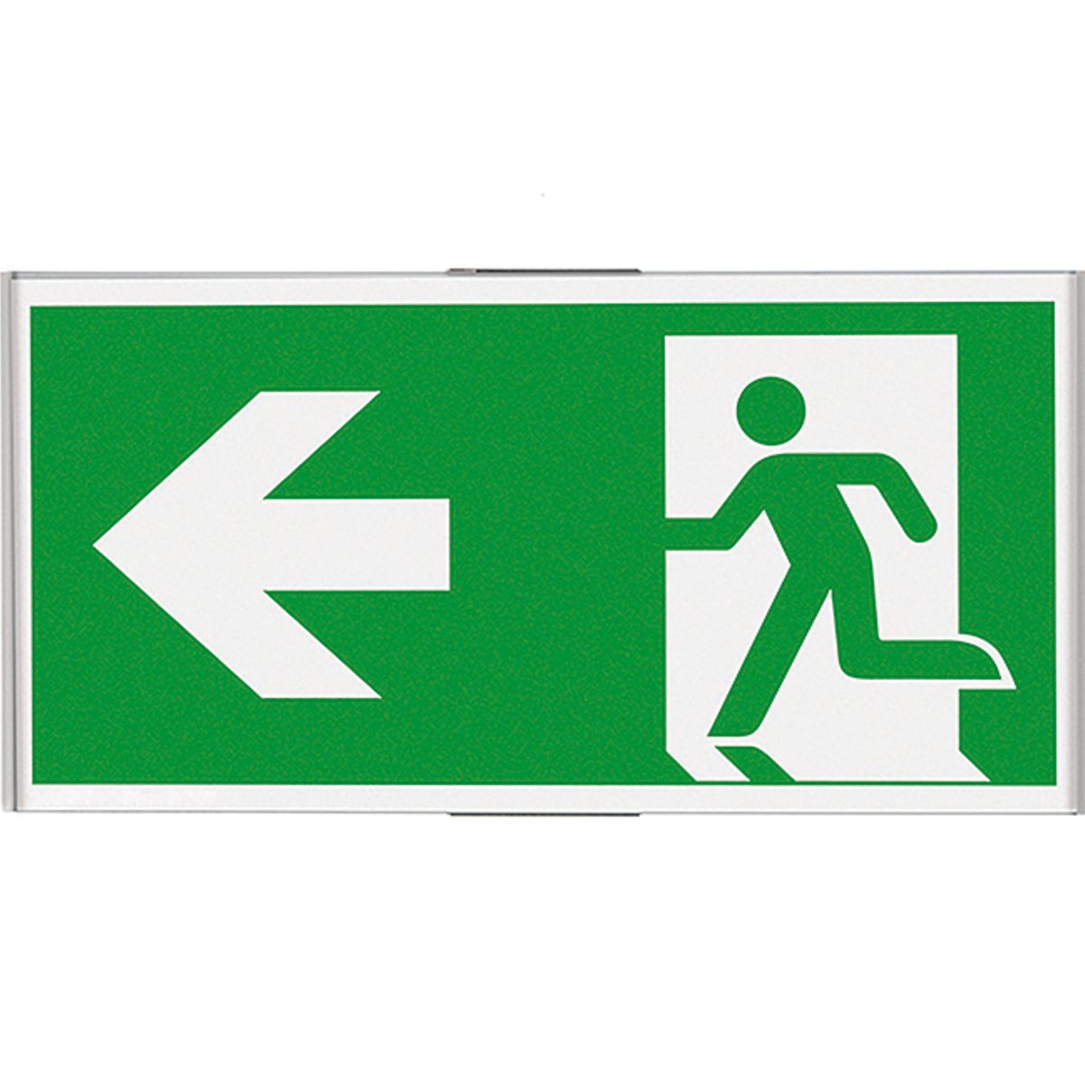 Wandschild, Modell Oslo, 148 x 300 mm (H x B), optimiert für Rettungszeichen Wandschild, Modell Oslo, 148 x 300 mm (H x B), optimiert für Rettungszeichen