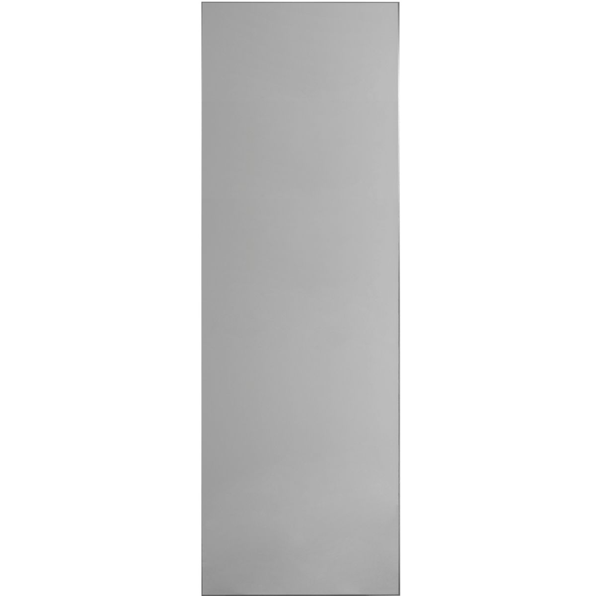 Außenaufsteller, Modell Madrid, 3.000 x 1.000 x 80 mm (H x B x T), Hochformat, Silber, zum Einbetonieren