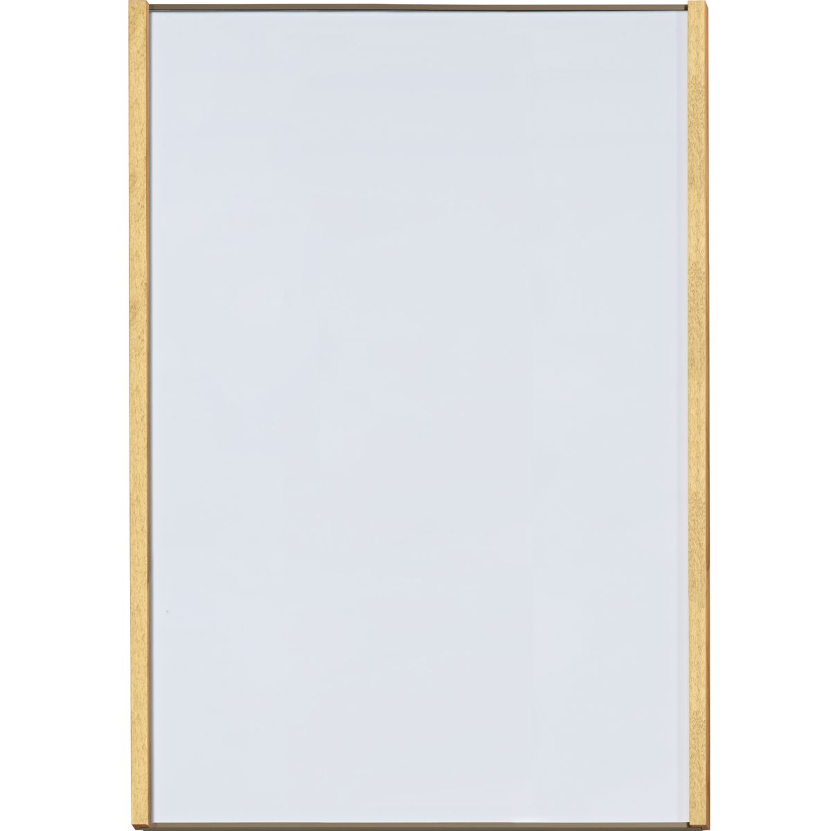 Wandschild, Modell LMH, ~ DIN A3, Hochformat, Holzrahmen Ahorn kombiniert mit bronzefarbenem Aluminium