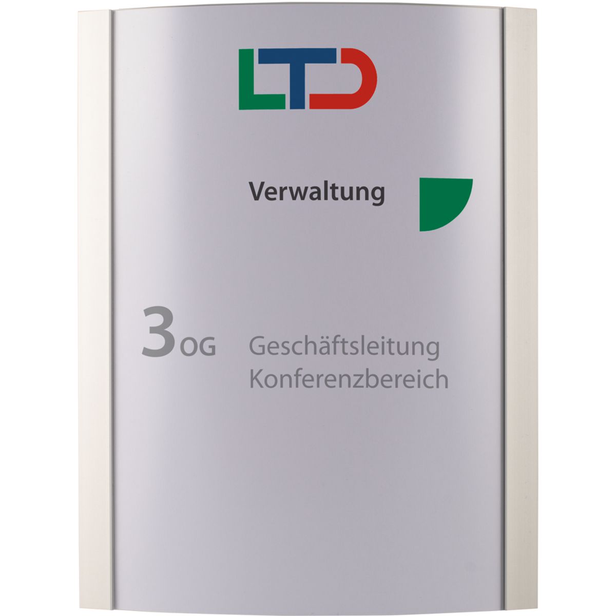 Wandschild, Modell Orlando, DIN A4, Hochformat