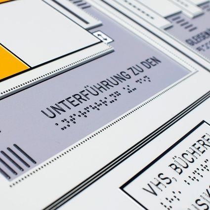 Moedel Amberg Referenz Buchloe Bahnhof taktil