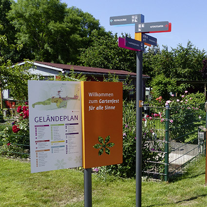 Schilder Landesgartenschaugelände Schilder Landesgartenschaugelände