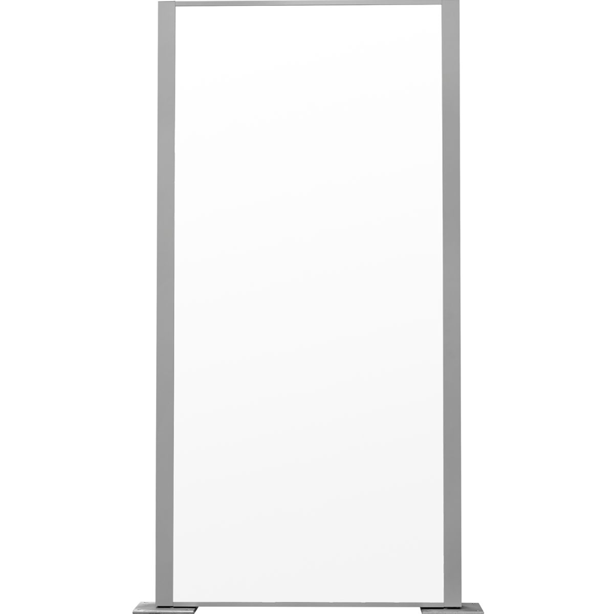 Außenaufsteller, Modell Madrid, 2.500 x 1.250 x 113 mm (H x B x T), Hochformat, inkl. zweiseitiger LED-Beleuchtung, inkl. Flanschplatten