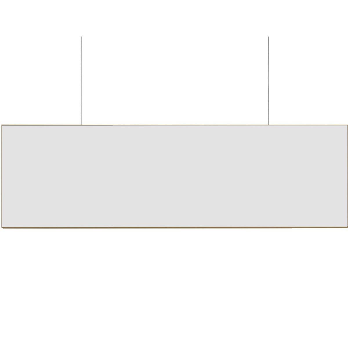 Deckenhänger (Hängeschild), Modell Madrid, 250 x 850 mm (H x B), Bronze, Beschriftung direkt