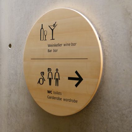 WC Schilder aus Holz WC Schilder aus Holz