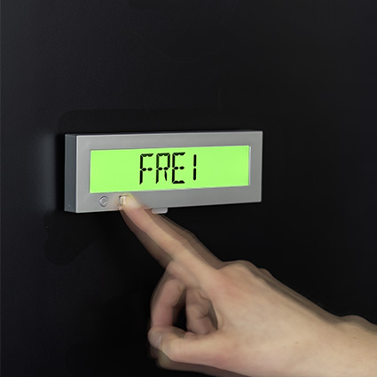Digitale Beschilderung Frei Besetzt Schild Digitale Beschilderung Frei Besetzt Schild