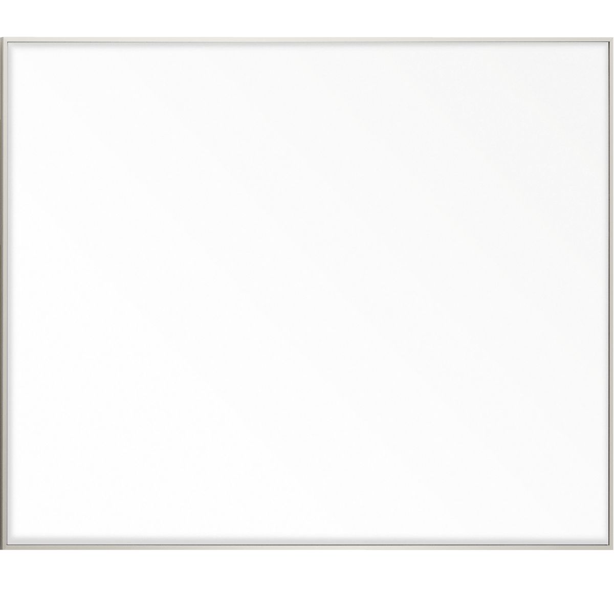 Wandschild, Modell Madrid, ~ DIN A3, Querformat, Silber, Beschriftung mit Einleger