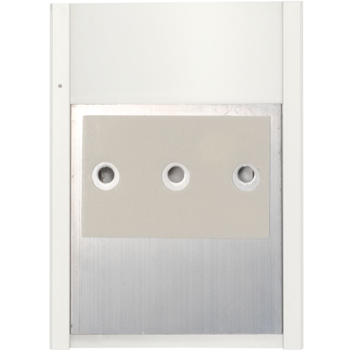 Türschild, Modell Orlando, ~ DIN A6, Weiß