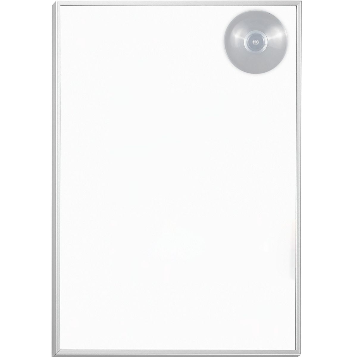 Türschild, Modell Madrid, Din A5, Silber, Klebe- oder Schraubmontage, inkl. Sauger