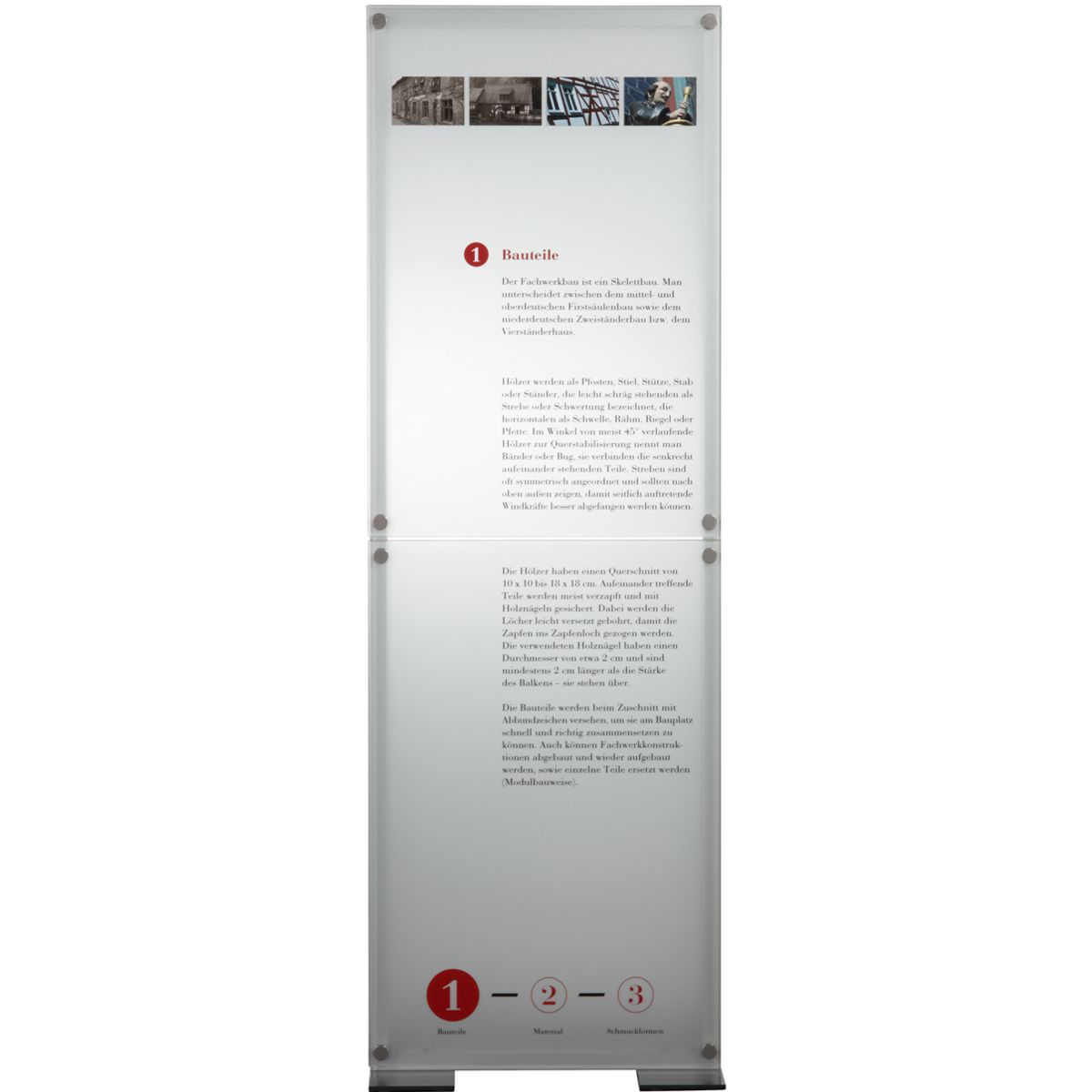 Innenaufsteller (Infostele), Modell Galerie, 1.510 x 500 mm (H x B), inkl. umlaufenden Rahmen Innenaufsteller (Infostele), Modell Galerie, 1.510 x 500 mm (H x B), inkl. umlaufenden Rahmen