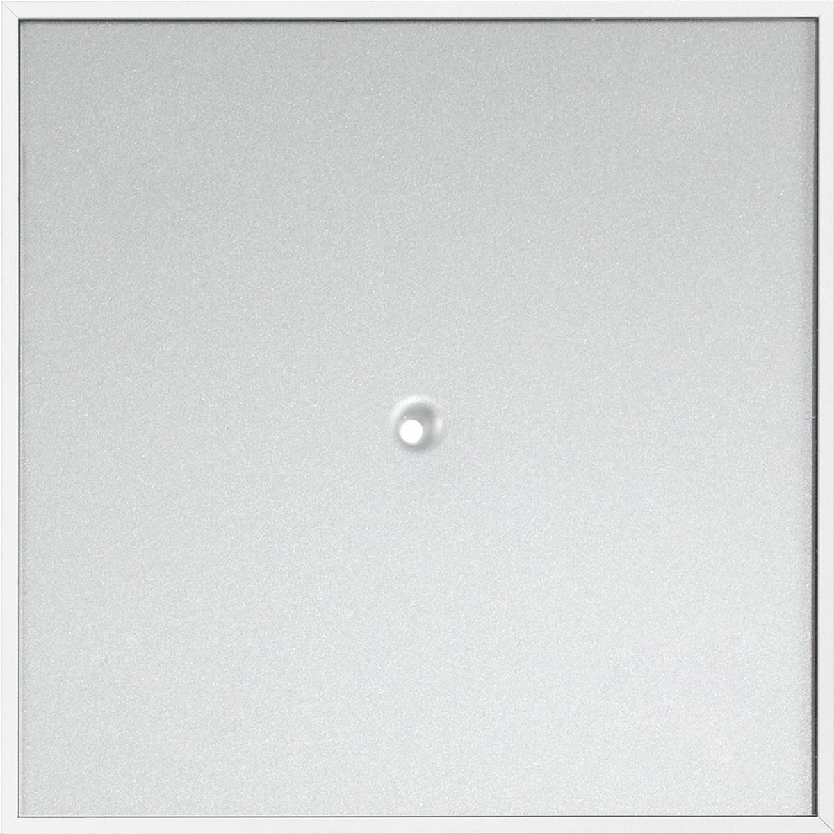 Türschild, Modell Madrid, 150 x 150 mm, Weiß, Klebemontage