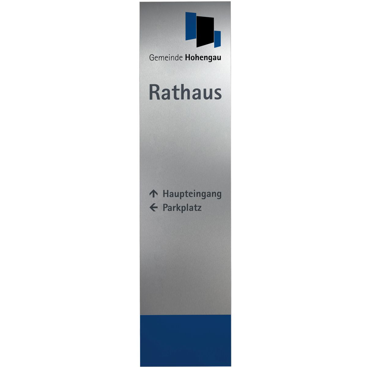 Außenaufsteller, Modell Rio XL, 3.000 x 1.500 x 167 mm (H x B x T), Hochformat, zum Einbetonieren