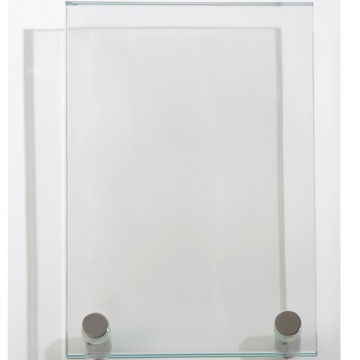 Türschild, Modell Galerie, ESG, 200 x 130 mm (H x B), 2 Abstandhalter (25 mm Wandabstand, mit Bolzen)