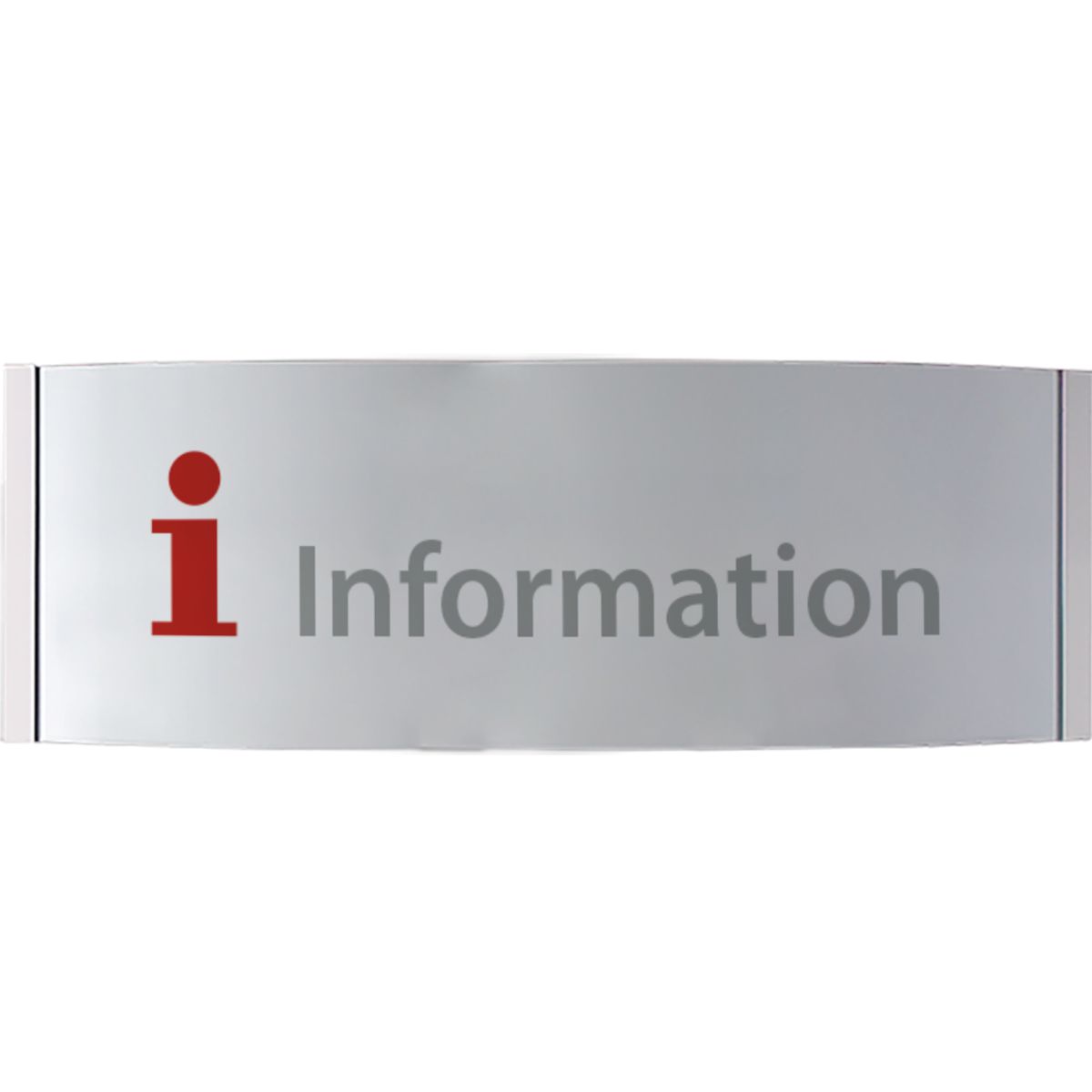 Wandschild, Modell Orlando, 210 x 620 mm (H x B), Querformat