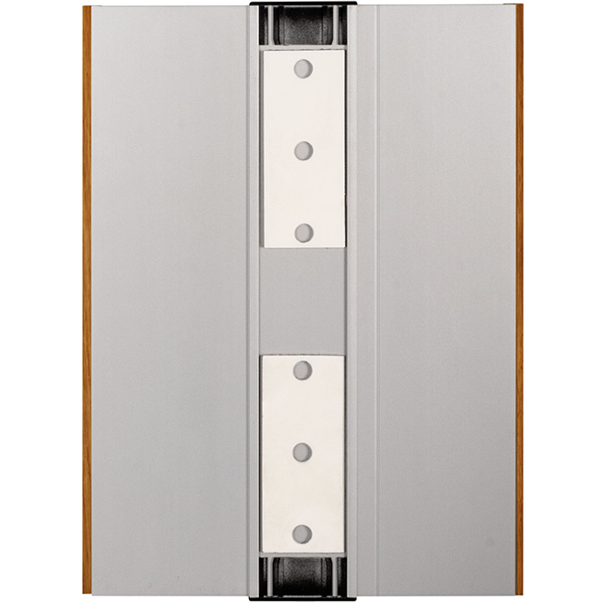Wandschild, Modell LMH, ~ DIN A4, Hochformat, Holzrahmen Eiche, mit Kappen