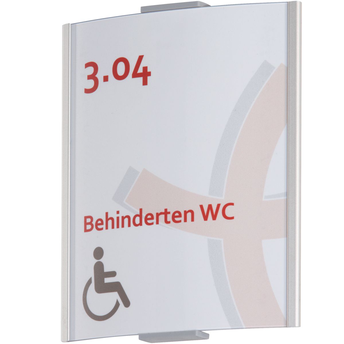 Türschild, Modell Frankfurt, ~DIN A6, Silber
