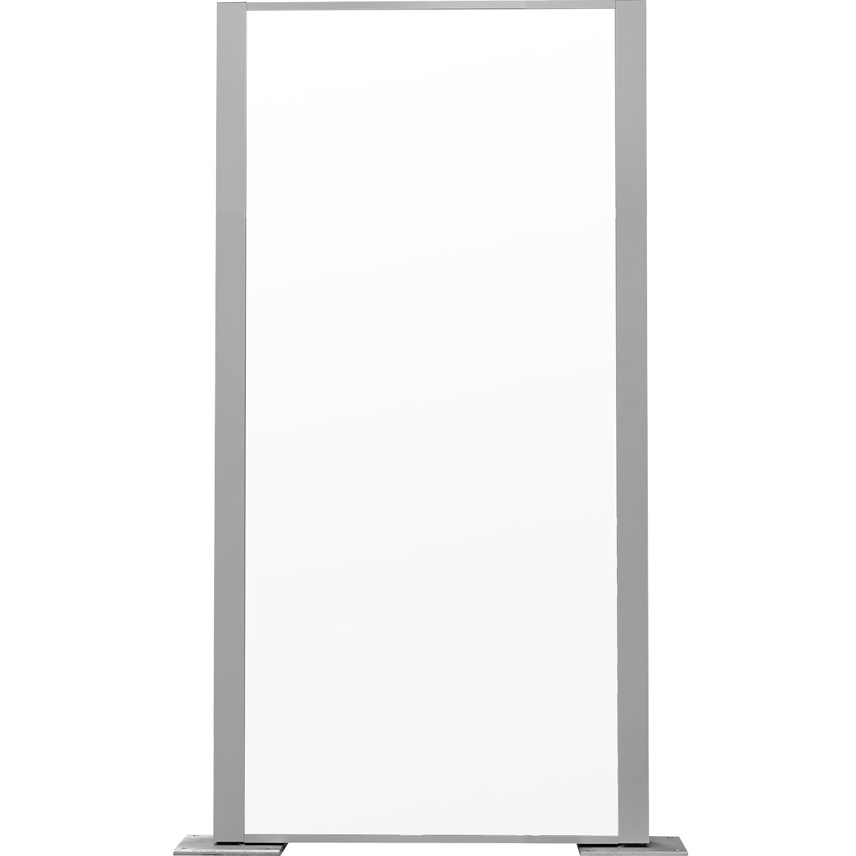 Außenaufsteller, Modell Madrid, 2.000 x 1.000 x 113 mm (H x B x T), Hochformat, inkl. einseitiger LED-Beleuchtung, inkl. Flanschplatten