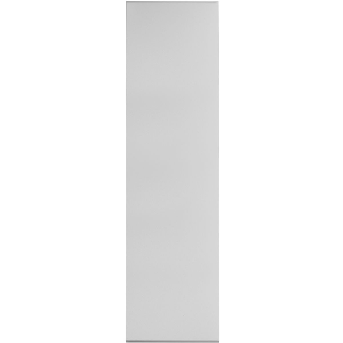 Wandschild, Modell Madrid, 1.250 x 300 mm, Hochformat oder Querformat, Silber, Beschriftung direkt auf den Artikel