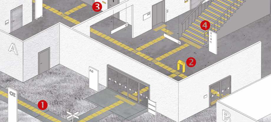 Übersicht geeigneter Produkte für Blindenleitsysteme Übersicht geeigneter Produkte für Blindenleitsysteme