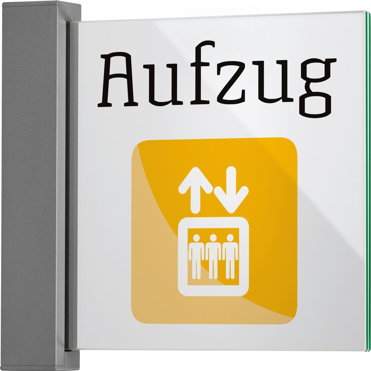 Fahnenschild (Nasenschild), Modell Torino, 180 x 215 mm (H x B)