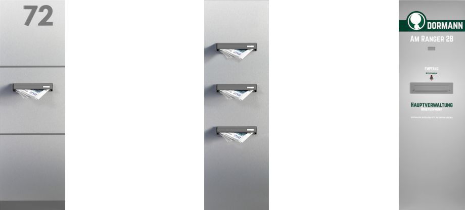 Konfigurationsvarianten unserer Briefkastenstelen Konfigurationsvarianten unserer Briefkastenstelen