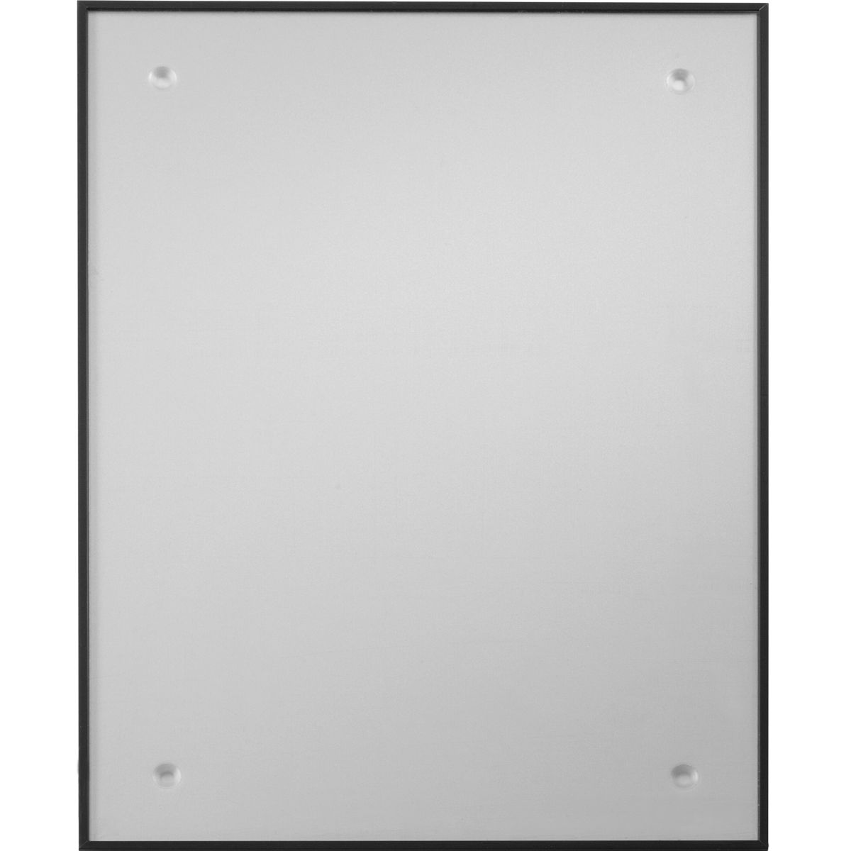 Wandschild, Modell Madrid, ~ DIN A4, Hochformat, Schwarz, Beschriftung mit Einleger