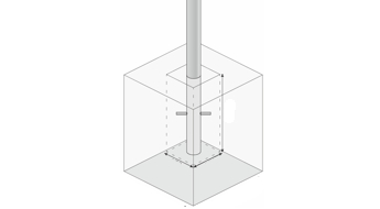 Firmenschilder Außen freistehend einbetoniert Firmenschilder Außen freistehend einbetoniert