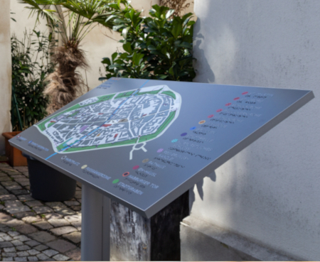 Taktiler Lageplan Moedel Amberg