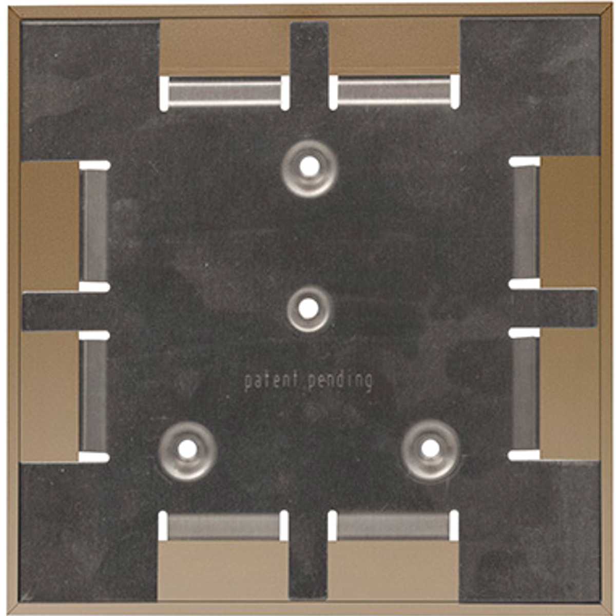 Türschild, Modell Madrid Plus, 150 x 150 mm, Bronze