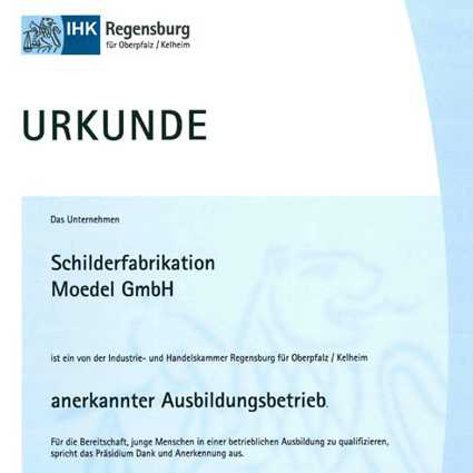 Moedel - wir bilden aus