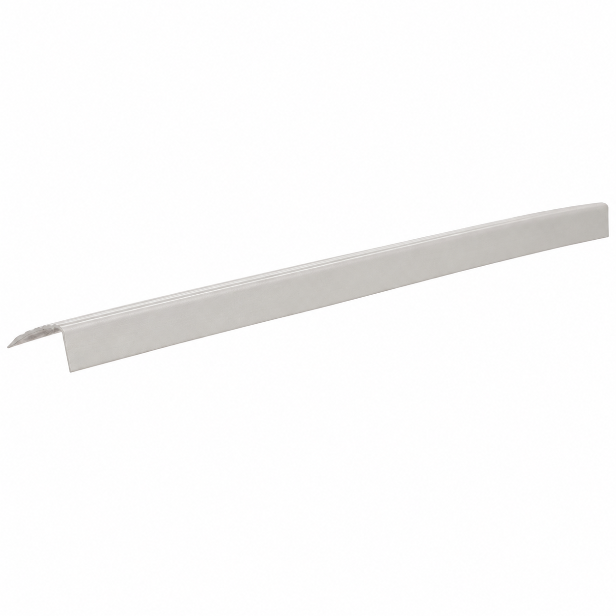 Stufenmarkierungsprofil aus PVC, Hellgrau, 200 cm, mit Kleber