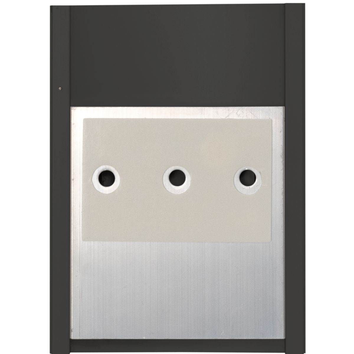 Türschild, Modell Orlando, ~ DIN A6, Schwarz