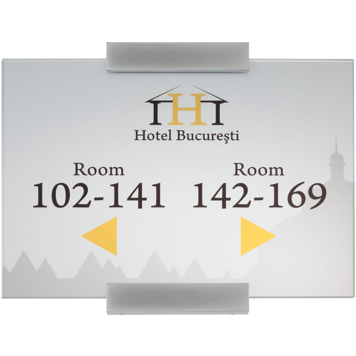 Wandschild, Modell Monaco, DIN A4, Beschriftung flexibel (mit Einleger) Wandschild, Modell Monaco, DIN A4, Beschriftung flexibel (mit Einleger)