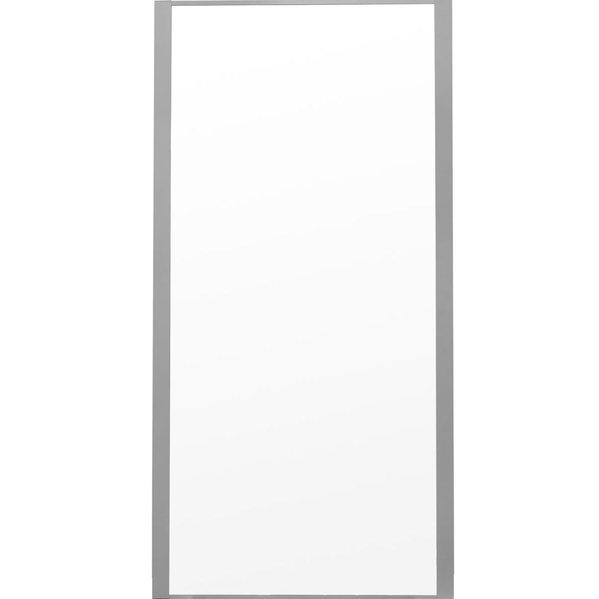 Außenaufsteller, Modell Madrid, 2.500 x 1.250 x 113 mm (H x B x T), Hochformat, inkl. einseitiger LED-Beleuchtung, inkl. Flanschplatten