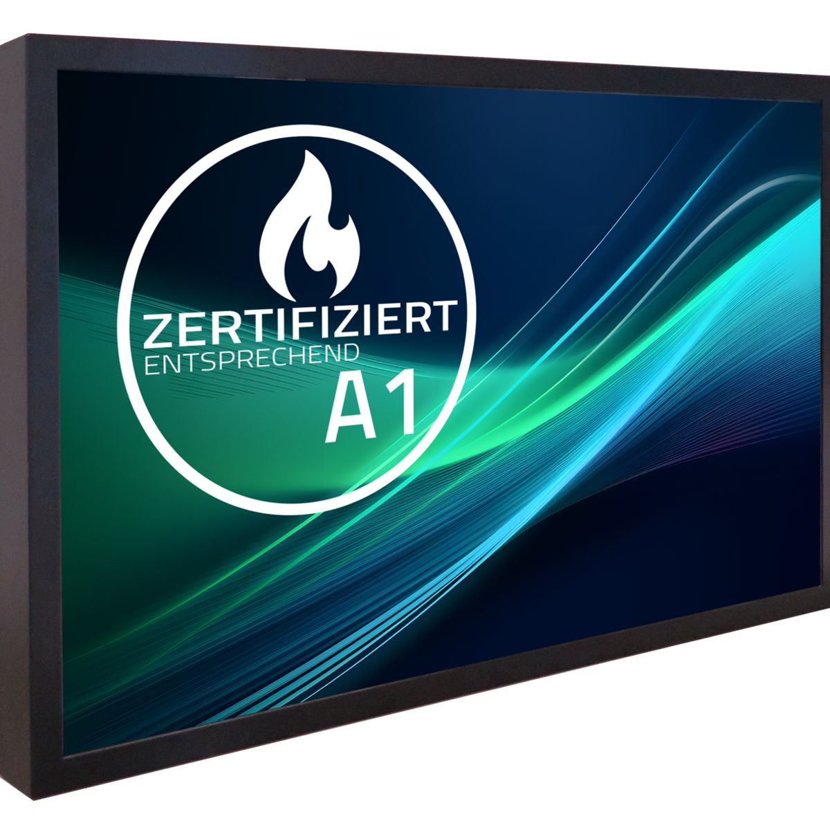 Digitale Wandschilder, Modell Go2, 32 Zoll, Brandschutzklasse A1 Digitale Wandschilder, Modell Go2, 32 Zoll, Brandschutzklasse A1