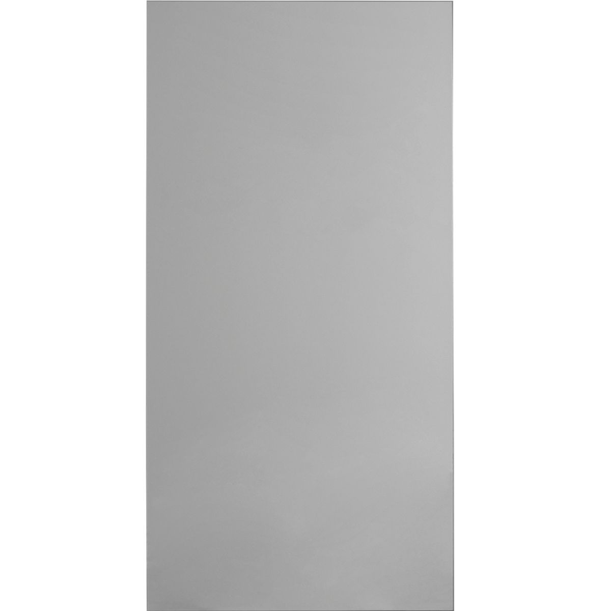 Außenaufsteller, Modell Madrid, 2.000 x 1.000 x 80 mm (H x B x T), Hochformat, Silber, zum Einbetonieren