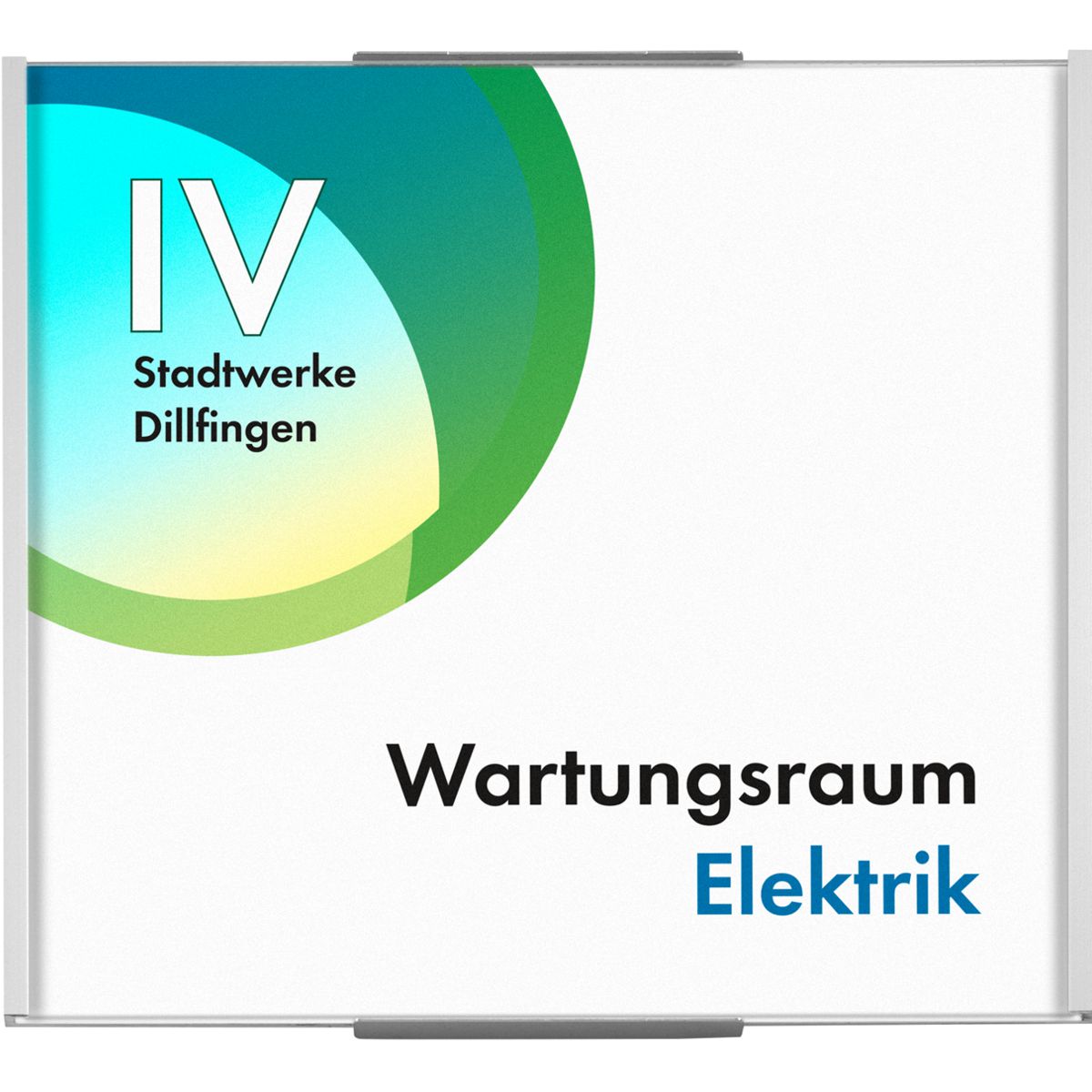 Türschild, Modell Oslo 150, 148 x 151 mm (H x B)