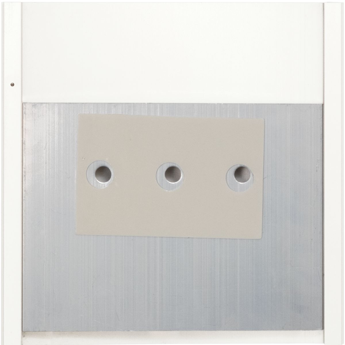 Türschild, Modell Orlando, 148 x 148 mm, Weiß