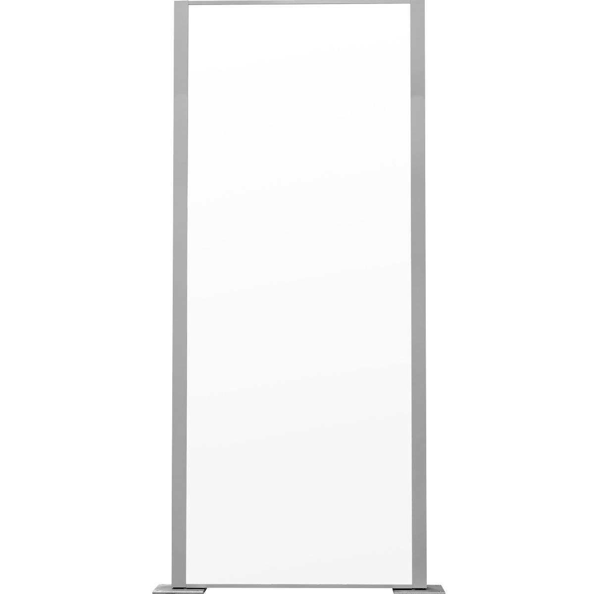 Außenaufsteller, Modell Madrid, 3.000 x 1.250 x 113 mm (H x B x T), Hochformat, inkl. einseitiger LED-Beleuchtung, inkl. Flanschplatten